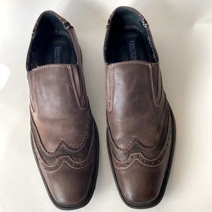 JOHN LENNON Footwear Collection Men’s Dr Robert Brown Leather Loafer Size 12D